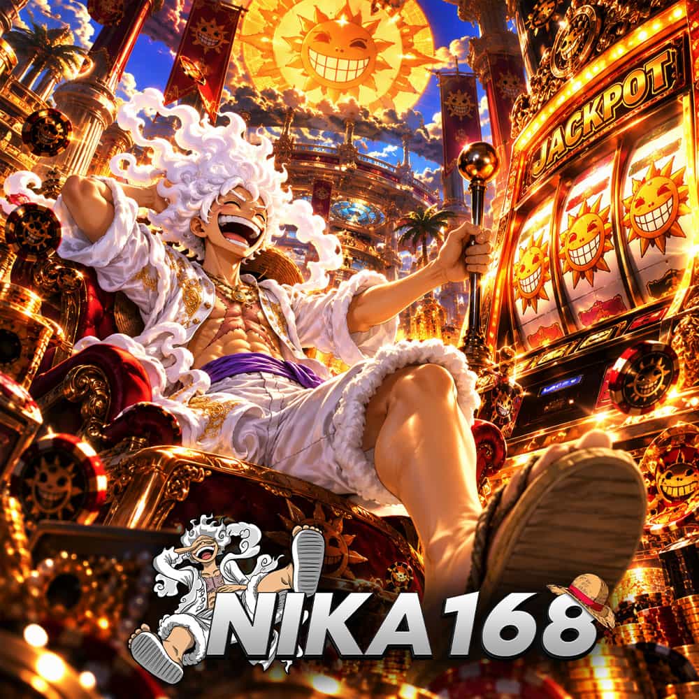 Banner Nika168 dengan konsep sportsbook modern